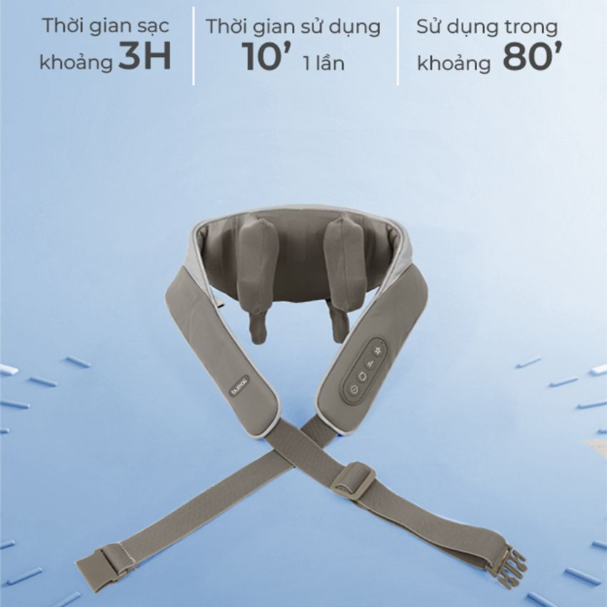 Máy Massage Cổ Vai Gáy, cơ, vai, chân nhào nén nóng Juti Home- HÀNG CHÍNH HÃNG  BH 1 NĂM, cải thiện sức khỏe