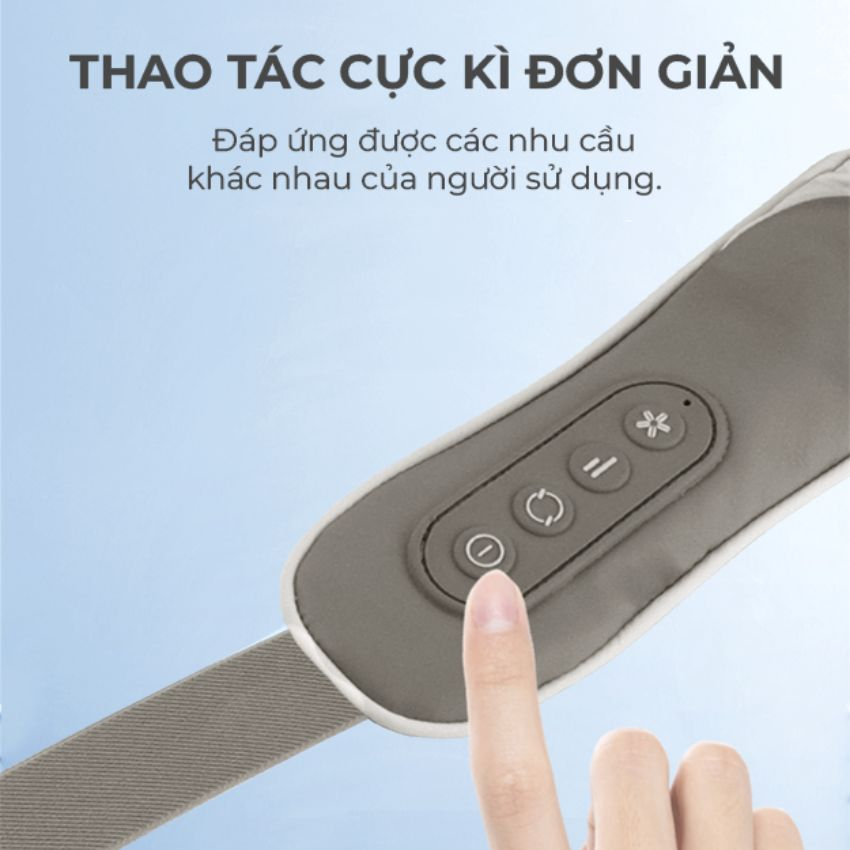 Máy Massage Cổ Vai Gáy, cơ, vai, chân nhào nén nóng Juti Home- HÀNG CHÍNH HÃNG  BH 1 NĂM, cải thiện sức khỏe