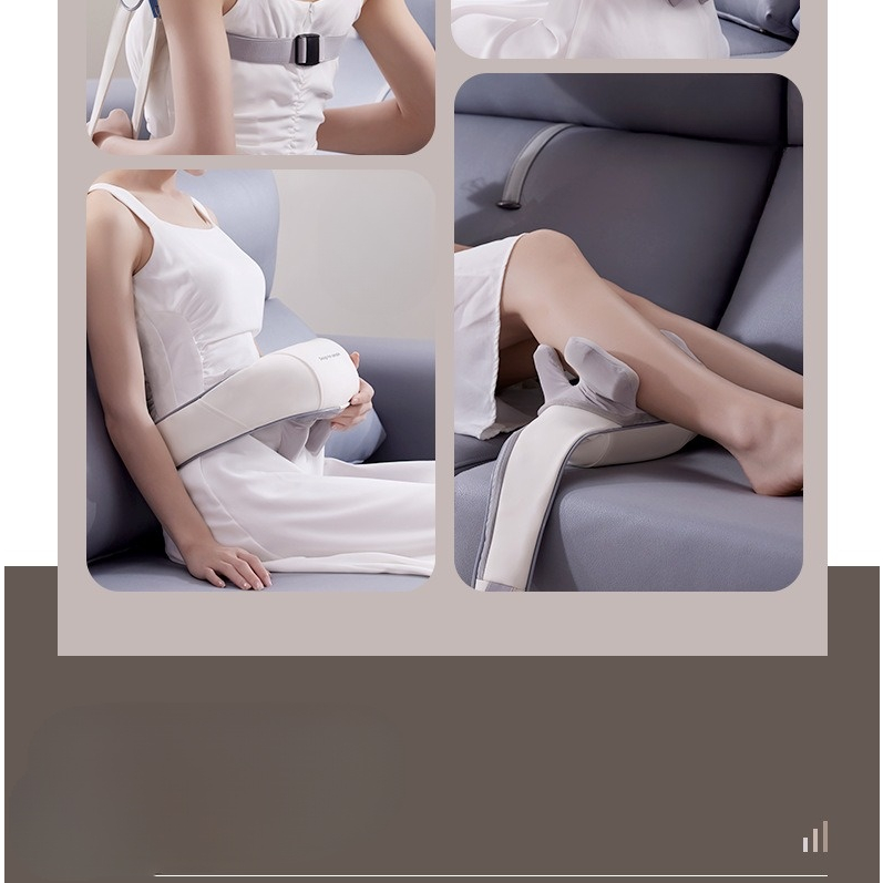 Máy Massage Cổ Vai Gáy, cơ, vai, chân nhào nén nóng Juti Home- HÀNG CHÍNH HÃNG  BH 1 NĂM, cải thiện sức khỏe