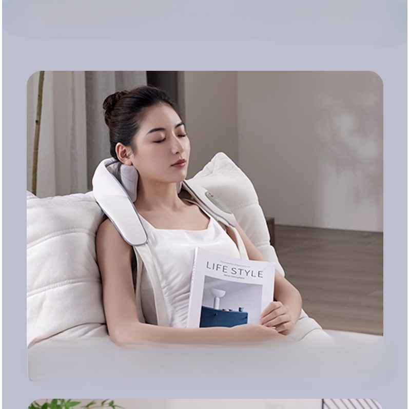 Máy Massage Cổ Vai Gáy, cơ, vai, chân nhào nén nóng Juti Home- HÀNG CHÍNH HÃNG  BH 1 NĂM, cải thiện sức khỏe