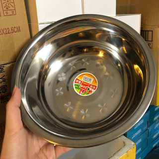 Bát inox đựng nước rửa mặt cho spa, tmv size 22cm