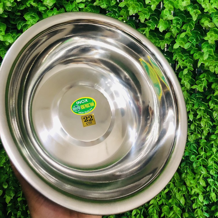 Bát Inox Đựng Nước Rửa Mặt Cho Spa, TMV Size 22cm