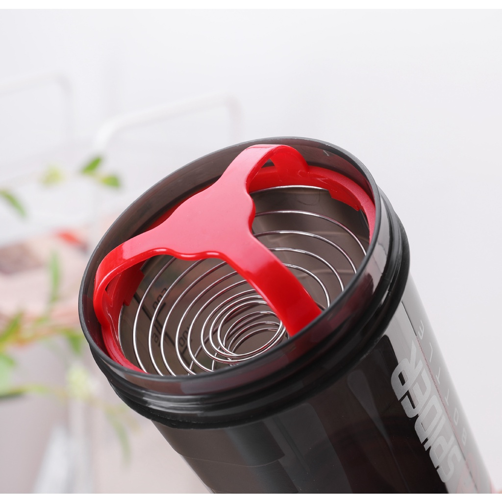 Bình Nước Thể Thao Tập Gym DUONG SPORT Có Con Lắc Lò Xo Tiện Lợi 3 Ngăn 500ml