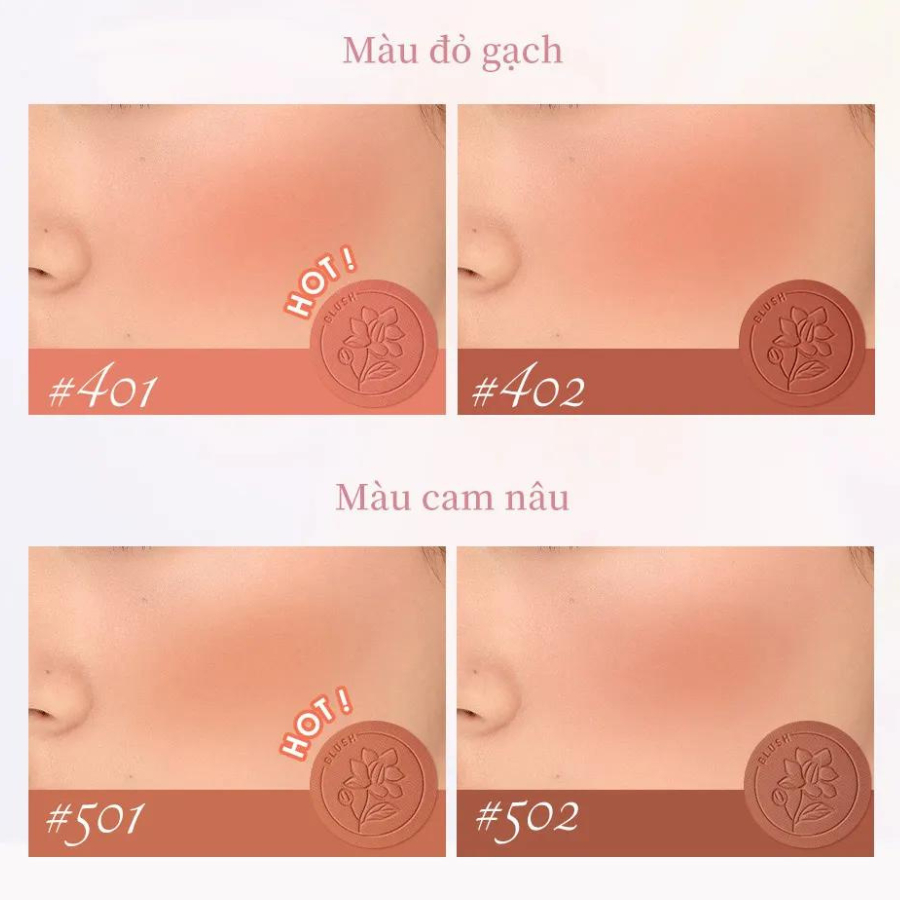 Phấn má FOCALLURE màu tự nhiên bền màu lâu trôi không gây bết dính FA 235