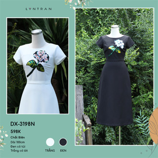 Váy xòe LYN TRAN DX-3198N Chất Biên Mềm Mịn Trơn Sóng