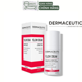 Kem làm mờ nám và sắc tố da yellow cream dermaceutic - pháp