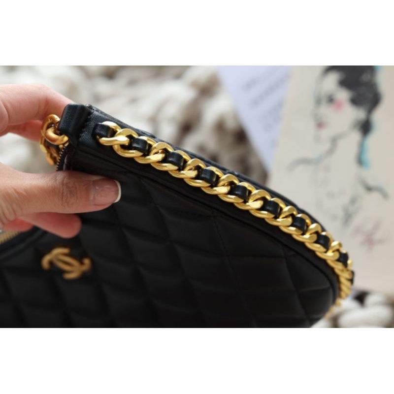 Túi xách dành cho nữ HoBo sz23cm bản đẹp da mềm mịn dây xích to chuẩn a.uth kèm hộp nam châm