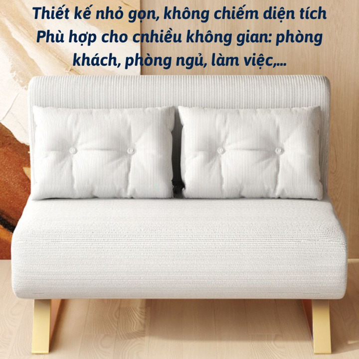 Ghế Sofa giường đa năng Khung Thép chắc chắn giường sofa gấp ngọn vải nhung cao cấp  chịu tải 400kg  Mẫu Mới Nhất | BigBuy360 - bigbuy360.vn