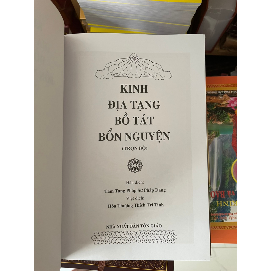 Sách - Kinh Địa Tạng Bồ tát Bổn Nguyên