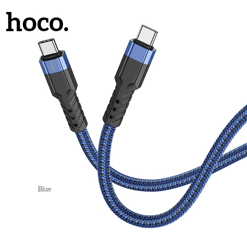 Cáp sạc nhanh Type C Hoco Dây dù siêu bền công suất 60w dùng cho android máy tính bảng samsung xiaomi