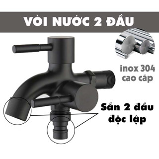 Vòi nước 2 đầu ra, vòi củ sen tắm, vòi nước đôi gắn ống nước, vòi xịt nhà tắm, sân vườn, nhà bếp Legaxi