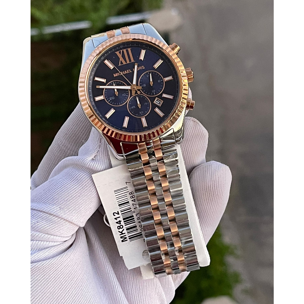 ĐỒNG HỒ NAM MICHAEL KORS LEXINGTON MK8412 MK8446- DÂY THÉP - SIZE 44MM