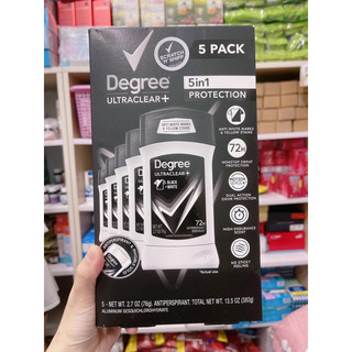 Sáp lăn nách khử mùi degree men ultraclear black + white 76g của mỹ