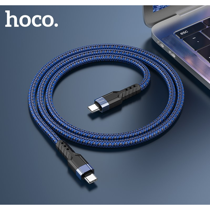 Cáp sạc nhanh Type C Hoco Dây dù siêu bền công suất 60w dùng cho android máy tính bảng samsung xiaomi