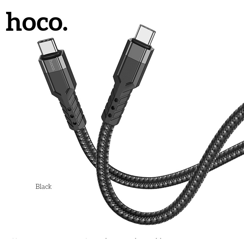Cáp sạc nhanh Type C Hoco Dây dù siêu bền công suất 60w dùng cho android máy tính bảng samsung xiaomi