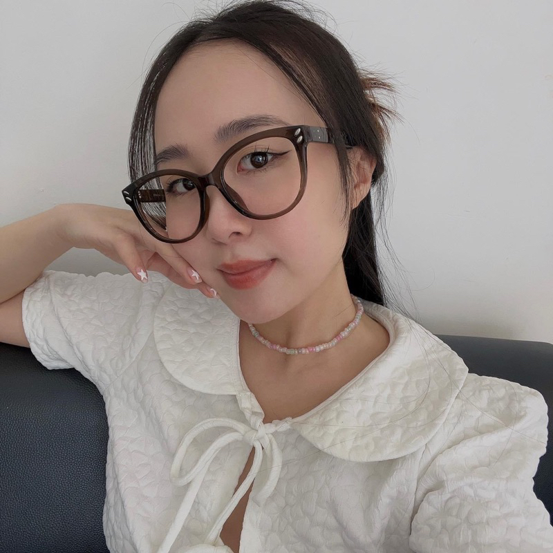 Gọng dẻo dày tròn to xếch, 2 hạt gạo xéo 72322