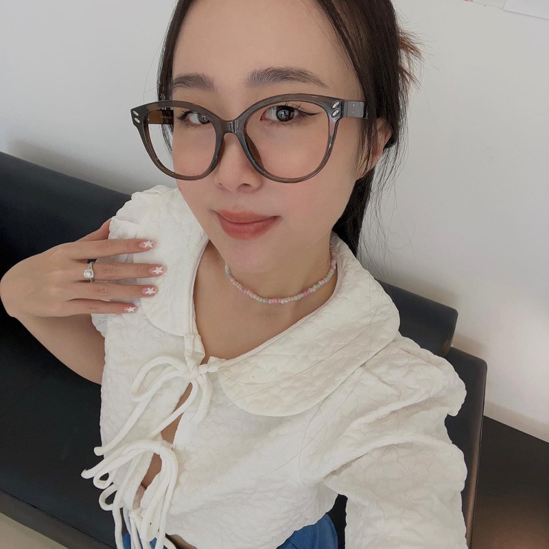 Gọng dẻo dày tròn to xếch, 2 hạt gạo xéo 72322