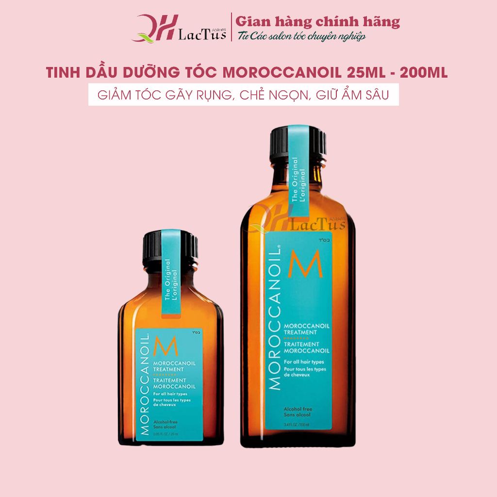 Tinh dầu dưỡng tóc Moroccanoil Treatment Original QH Lactus season 15ML - 25ML - 50ML - 100ML - 125ML - 200ML