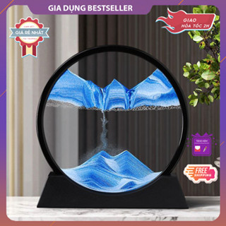 Tranh cát chảy chuyển động 3D nghệ thuật, decor trang trí nhà, bàn làm việc, quà tặng độc đáo