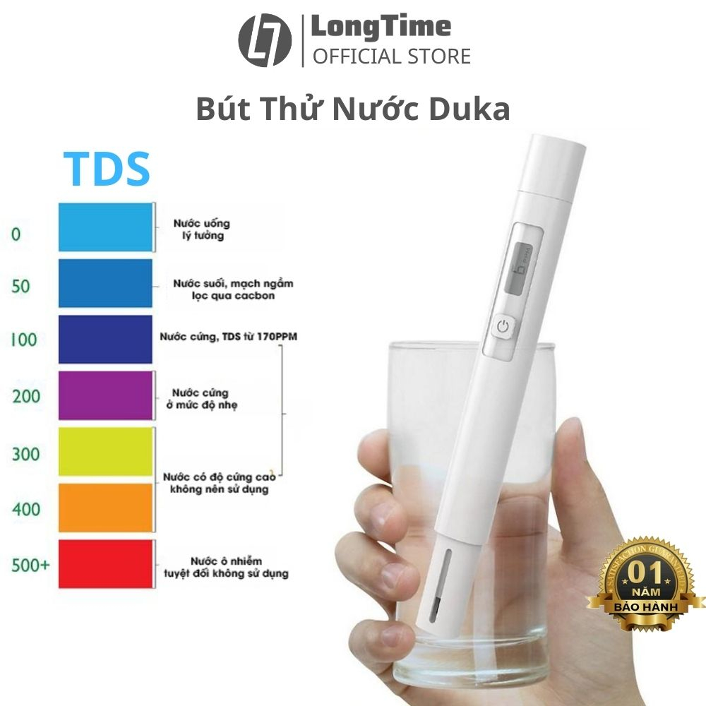 Bút Thử Nước Sạch TDS Xiaomi youpin Duka Atuman - Máy Đo Nước Sạch - Đo Nồng Độ Chất Rắn Trong Nước Chính Xác