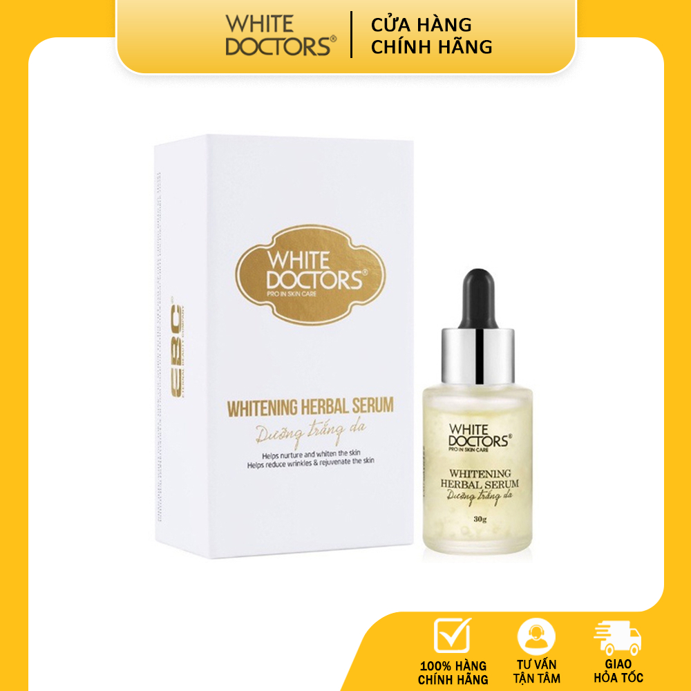 Serum dưỡng trắng da White Doctors Whitening Herbal Serum 30g