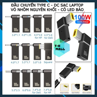 [NEW] Đầu chuyển đổi SẠC PD 100W 65W 20V USB Type C sang cổng DC Slim laptop thiết bị di động sạc đa năng