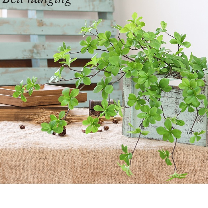 Cành thạch nam giả dài 1met cao cấp trang trí nhà cửa sân vườn