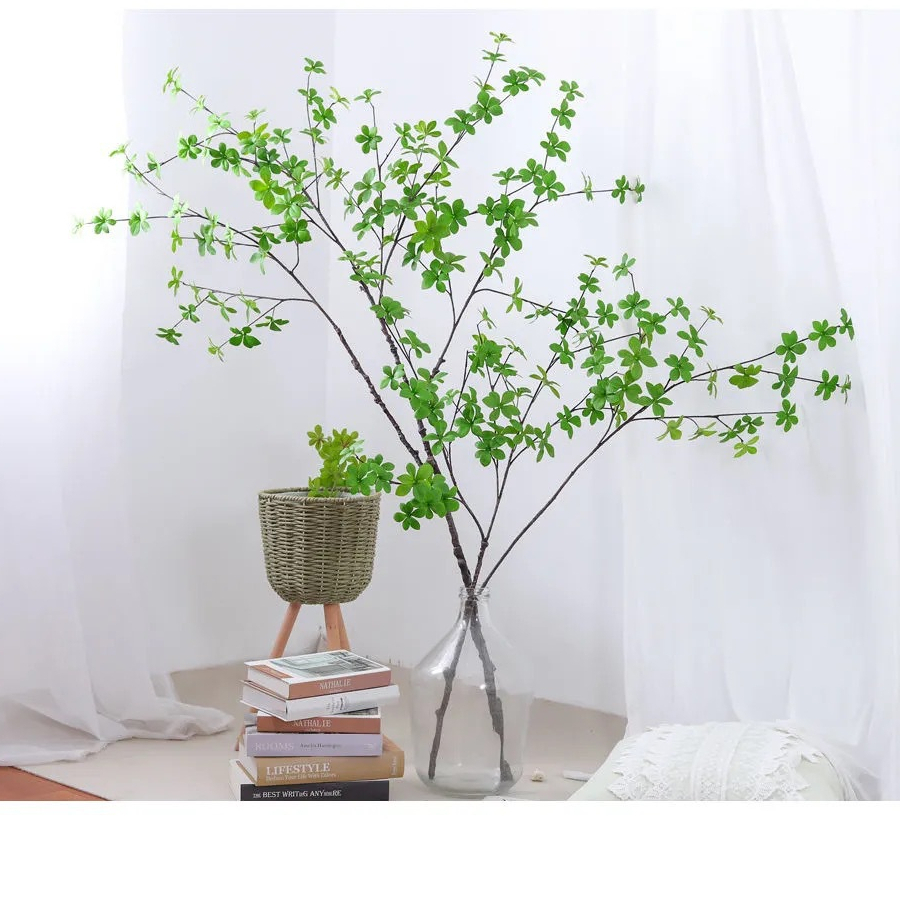 Cành thạch nam giả dài 1met cao cấp trang trí nhà cửa sân vườn