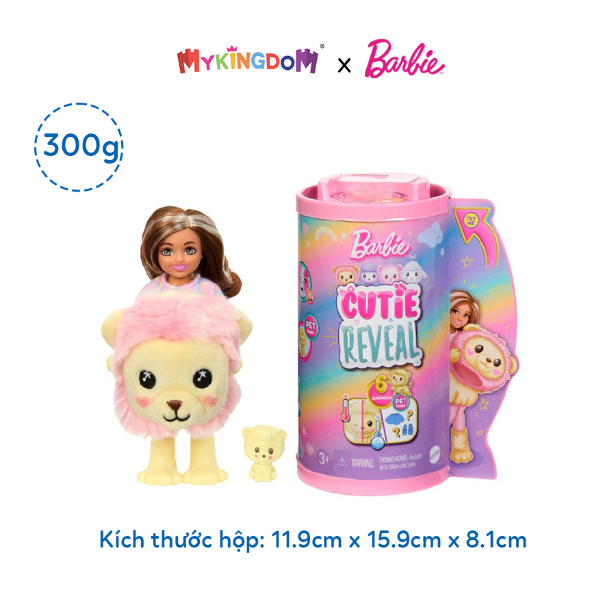 Đồ Chơi Búp Bê Chelsea Cutie Reveal - Baby Lion BARBIE HKR21/HKR17