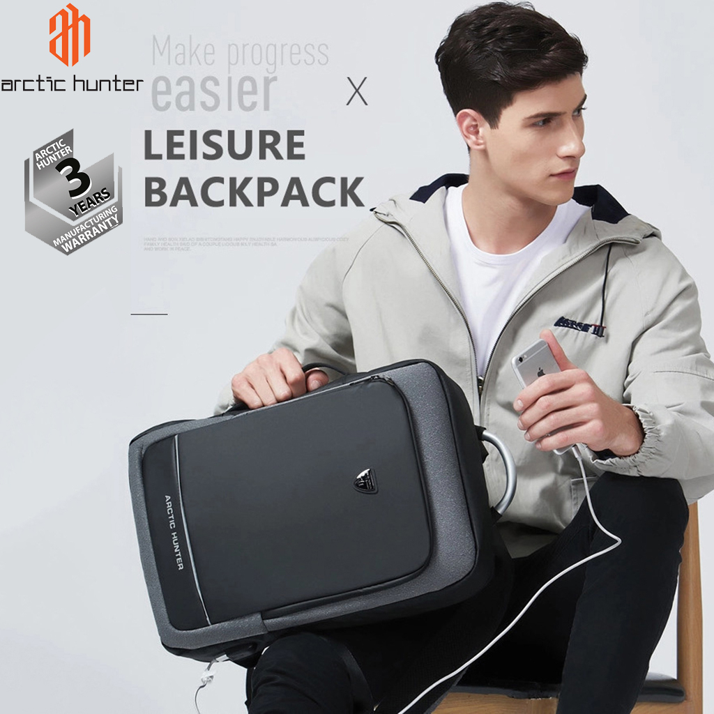 Balo Du Lịch  Arctic Hunter B00227 Chất Liệu Oxford Chống Thấm Nước, Đựng Máy Tính 15.6 Inch