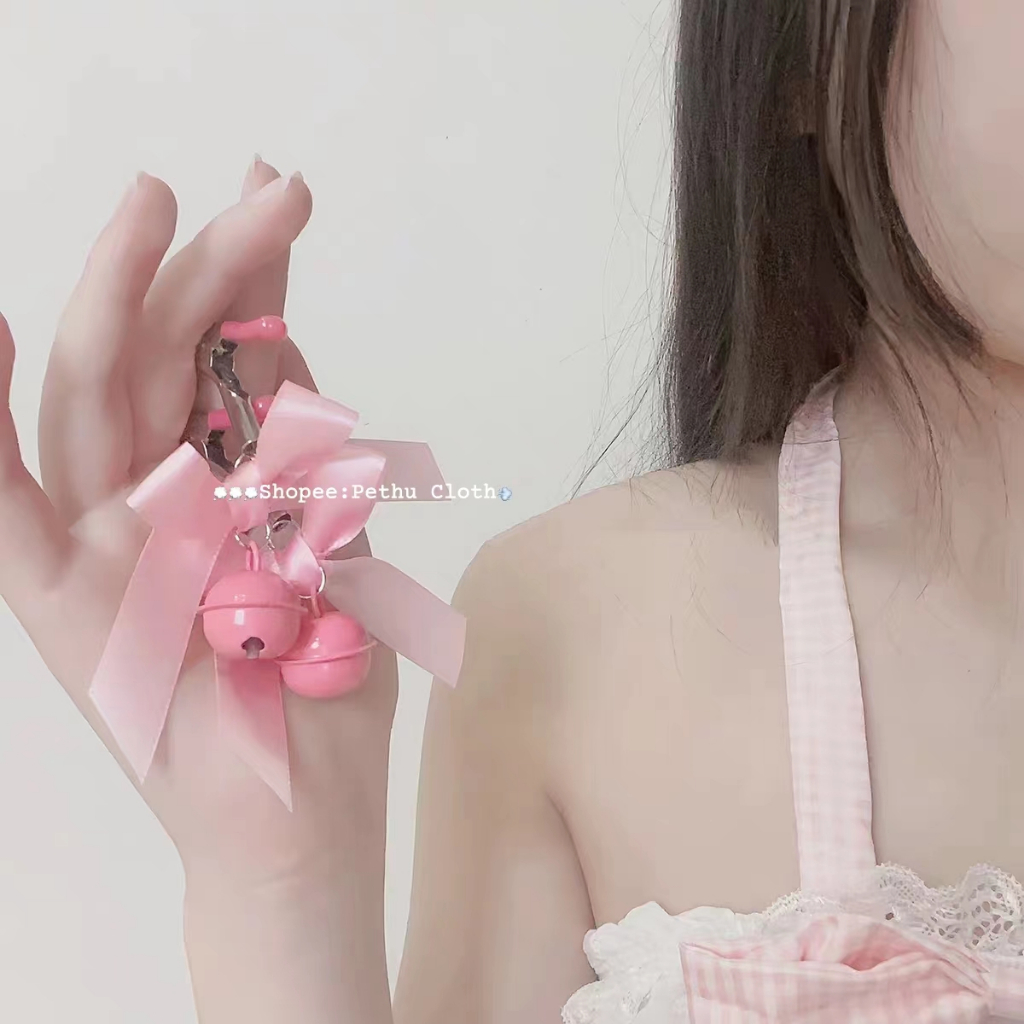 （Q1,HCM) Kẹp tóc có thể đính kèm phụ kiện - Kẹp quần áo--Pink love