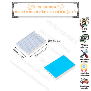 Nhôm tản nhiệt cho ic kích thước 16x11x5mm