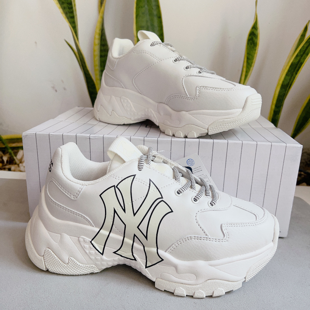 Giày MLB Chunky Basic NY Yankees - White