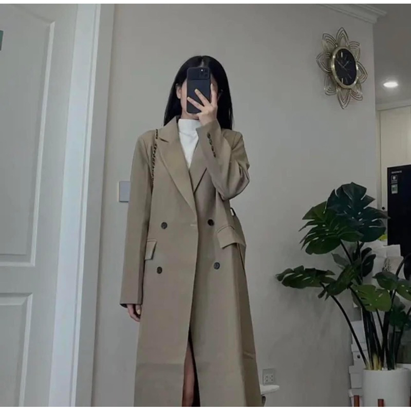 ÁO KHOÁC MANGTO DÁNG DÀI SIÊU HOT