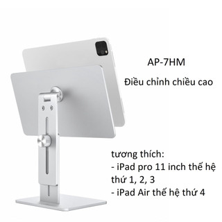Giá đỡ máy tính bảng, tablet hít dính từ tính có thể điều chỉnh cho máy tính bảng ipad pro, ipad air, ipad 12.9