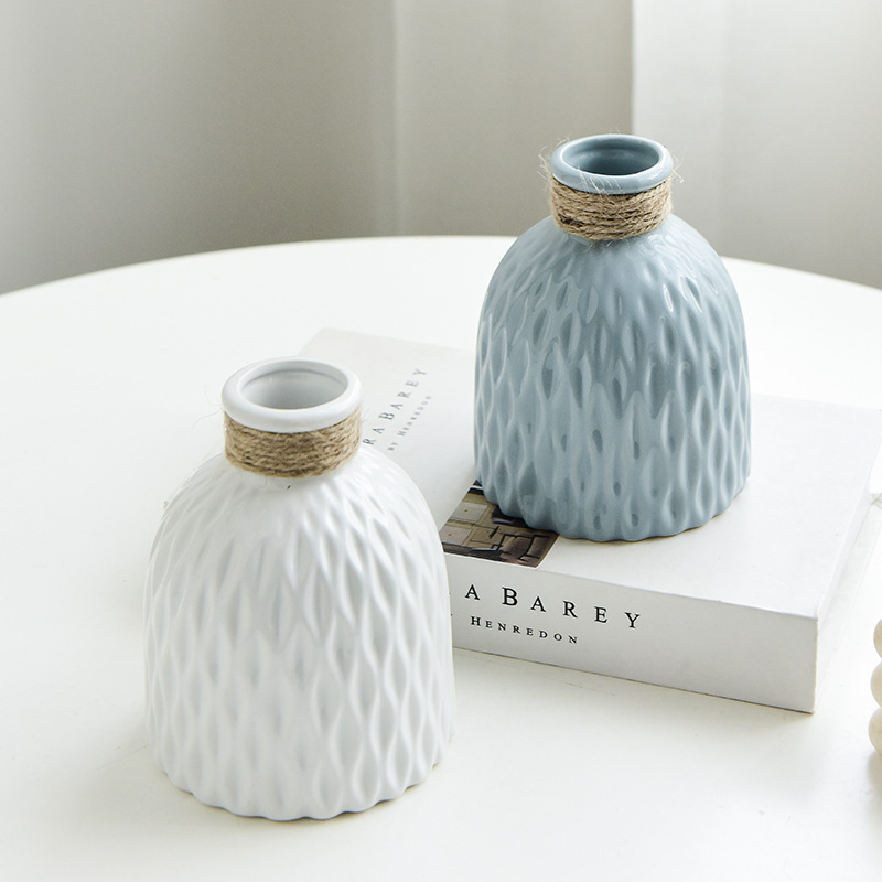 Bình hoa - Lọ cắm hoa  gốm phong cách bắc âu trang trí decor nhà cửa - quán cafe