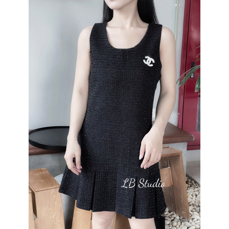 Váy Dạ Sát Nách Cha Neoo Sang Chảnh