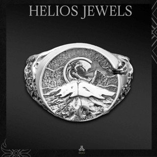  Nhẫn bạc nam nữ HeliSilver FUSHI RING Helios Original S925 