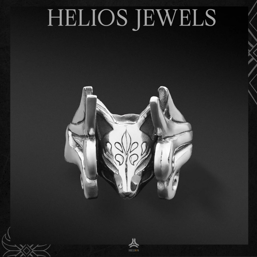 Nhẫn bạc nam, nữ HeliSilver KURAMA RING Helios Original S925