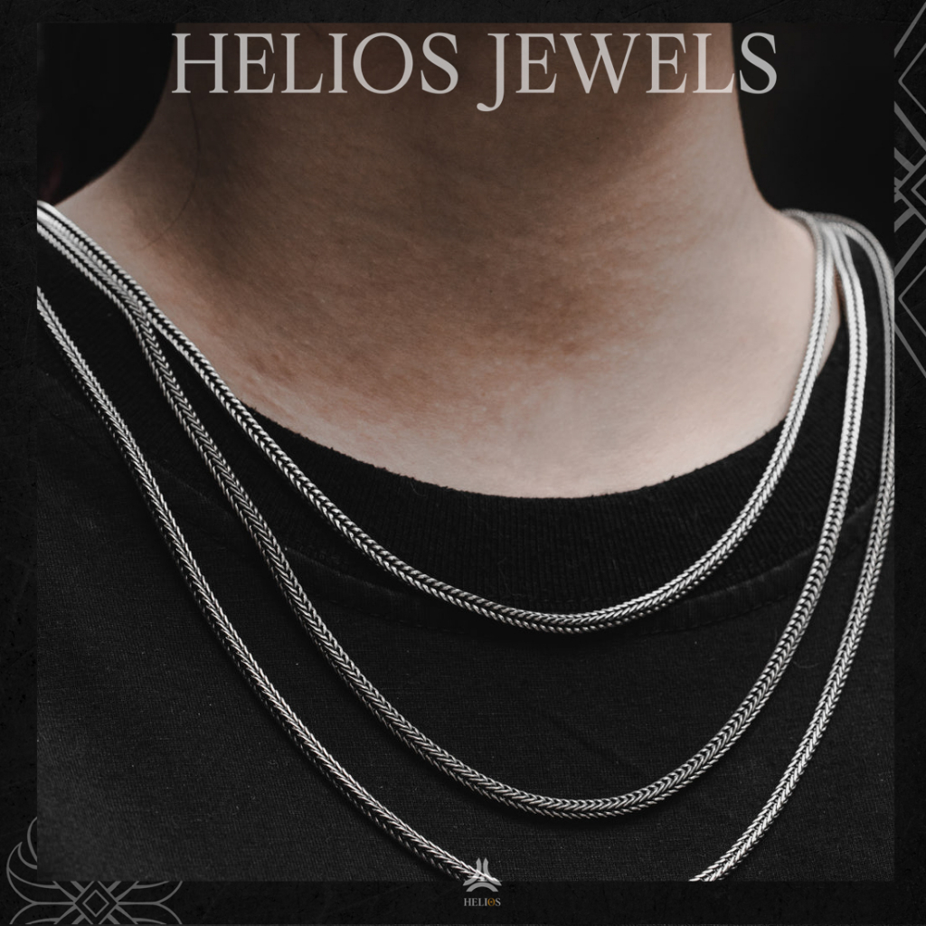 Dây Chuyền Bạc S925 Chain Helios Eden x Lotus Helios Silver Original