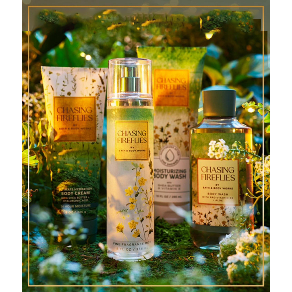 CHASING FIREFLIES | Sản Phẩm Gel Tắm -  Dưỡng Thể - Xịt Thơm Nước Hoa Toàn Thân Bath & Body Works Body Care