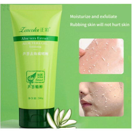 Gel lô hội tẩy tế bào chết nhẹ nhàng làm sạch sâu da mặt Lencolor