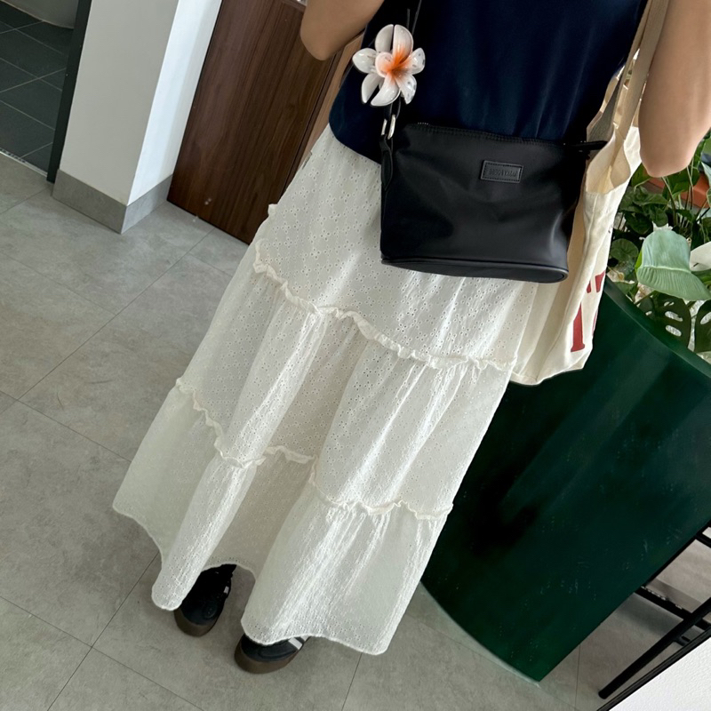 TaskyPoese - Túi dù phối da kèm 2 dây đeo - Cushie Bag