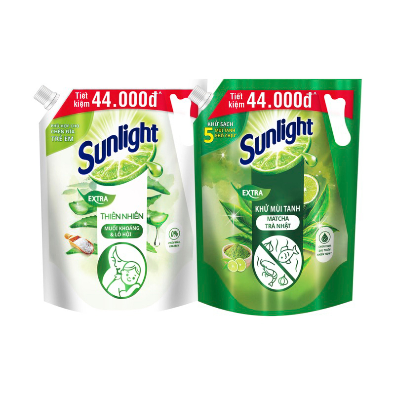 NƯỚC RỬA CHÉN SUNLIGHT TÚI 3,1KG