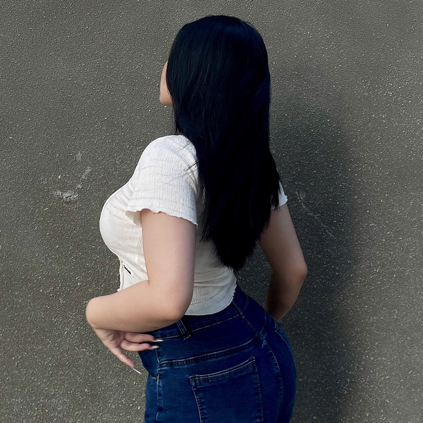 ÁO CROPTOP TRẮNG GÂN CAM