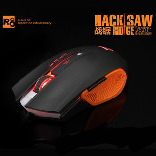 Chuột Gaming 6D R8 1610 Led DPI 3200 cực đẹp - Chuột chơi game máy tính dây dù - VP MAX