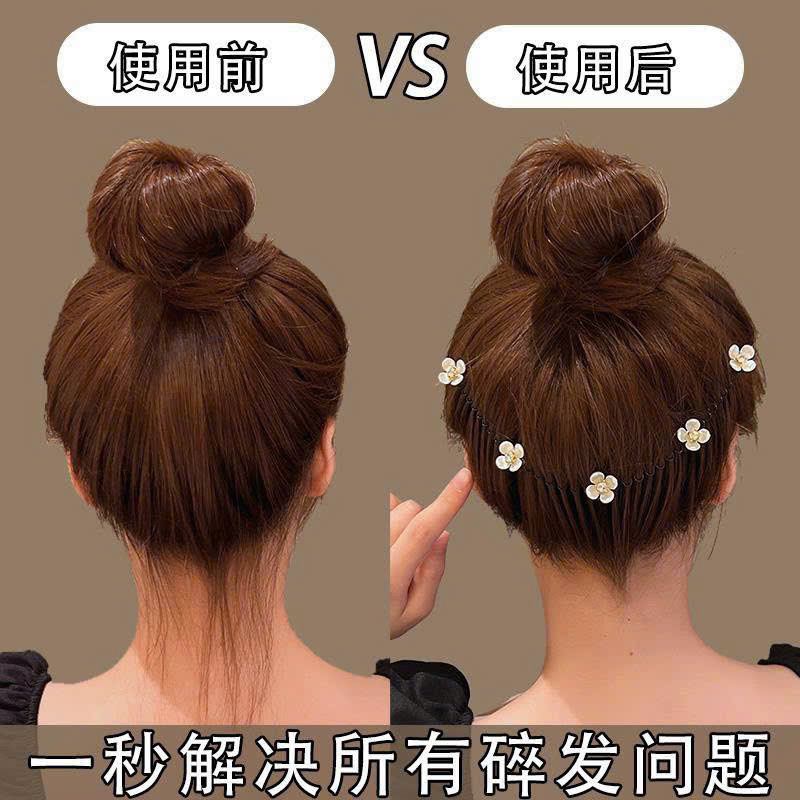 Xược tóc lò xo gắn 5 hoạ tiết hoa