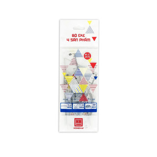 Bộ eke 4 sản phẩm Hồng Hà 3476