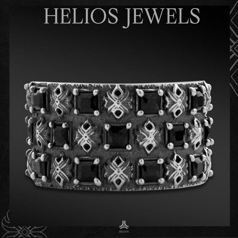 Nhẫn Bạc S925 Rock Lotus Helios Silver Original
