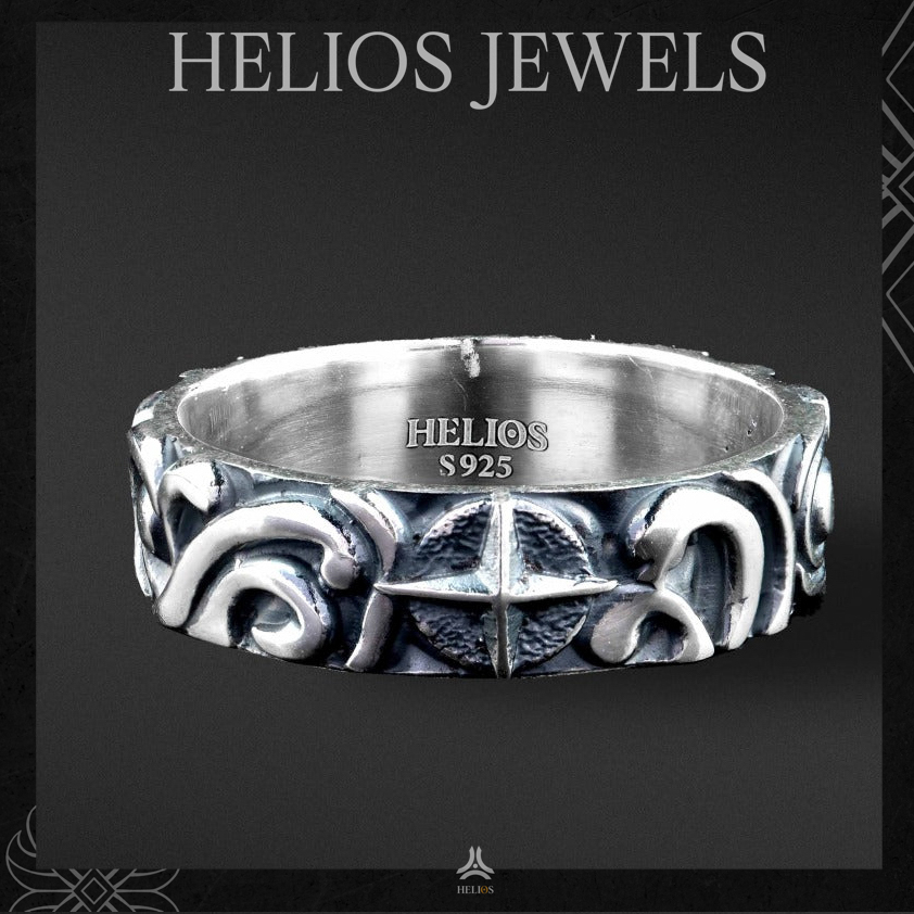 Nhẫn bạc nam, nữ HeliSilver Billow Ring Helios Original S925